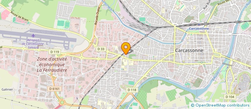 localisation de l'entreprise MONSIEUR SMAIL BAHAKI  CARCASSONNE