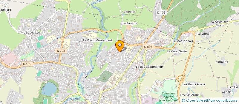 localisation de l'entreprise MONSIEUR SMAIL BAITICHE  FOUGERES