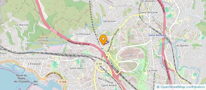 localisation de l'entreprise MONSIEUR SMAIL BELGUIRA à MARSEILLE