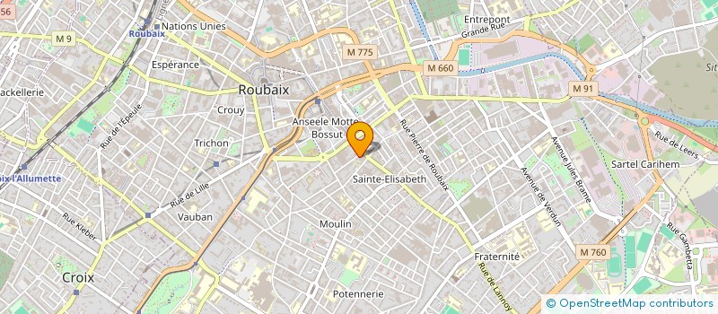 localisation de l'entreprise MONSIEUR SMAIL BENABDERRAHMAN  ROUBAIX