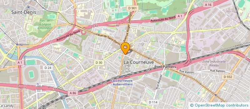 localisation de l'entreprise MONSIEUR SMAIL BENGANA à LA COURNEUVE