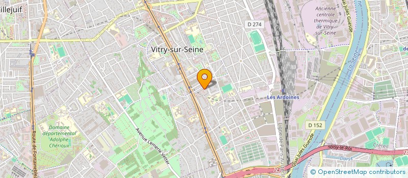 localisation de l'entreprise MONSIEUR SMAIL BERKAT à VITRY-SUR-SEINE