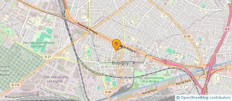 localisation de l'entreprise MONSIEUR SMAIL BOURNINE à BOBIGNY