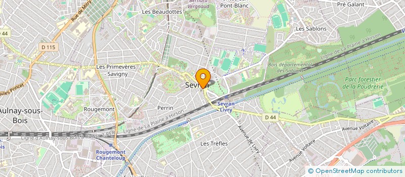 localisation de l'entreprise MONSIEUR SMAIL CHERIEF à SEVRAN