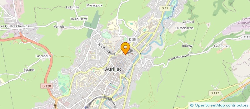 localisation de l'entreprise MONSIEUR SMAIL EL GUERRAB à AURILLAC