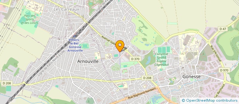 localisation de l'entreprise MONSIEUR SMAIL HADJI à GONESSE