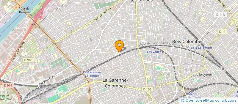 localisation de l'entreprise MONSIEUR SMAIL MALLEM à COLOMBES