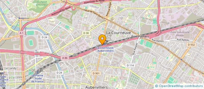 localisation de l'entreprise MONSIEUR SMAIL MOKHTARI à LA COURNEUVE