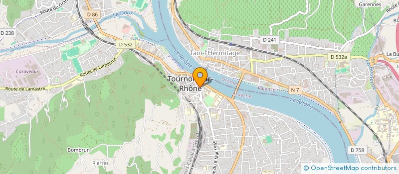 localisation de l'entreprise MONSIEUR SMAIL OUADAH à TOURNON-SUR-RHONE