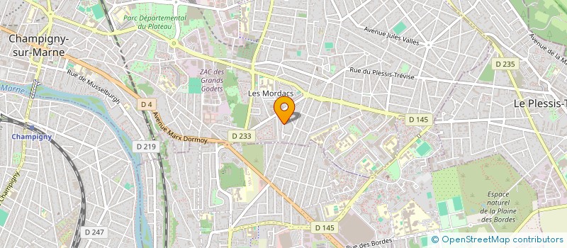 localisation de l'entreprise MONSIEUR SMAIL OUAISSA à CHAMPIGNY-SUR-MARNE