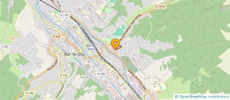 localisation de l'entreprise MONSIEUR SMAIL OUDJEDI à BAR-LE-DUC
