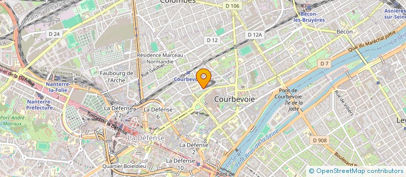 localisation de l'entreprise MONSIEUR SMAIL SERDJANE à COURBEVOIE