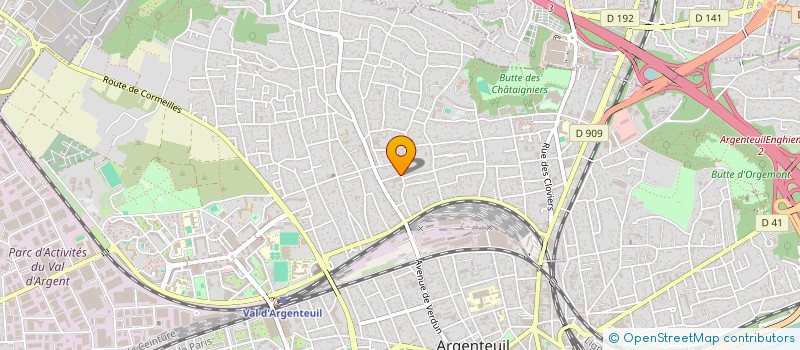 localisation de l'entreprise MONSIEUR SMAIL SI SALEM  ARGENTEUIL