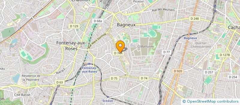localisation de l'entreprise MONSIEUR SMAIL YAHOUI à BAGNEUX