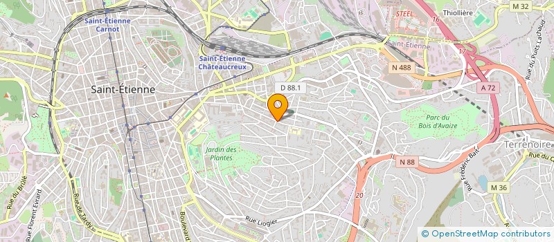 localisation de l'entreprise MONSIEUR SMAIL ZAOUI  SAINT-ETIENNE