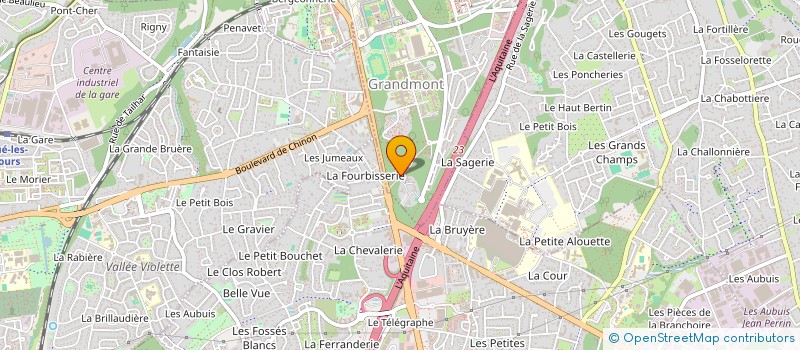 localisation de l'entreprise MONSIEUR SMAILOVE KUIKENG FOULE  TOURS