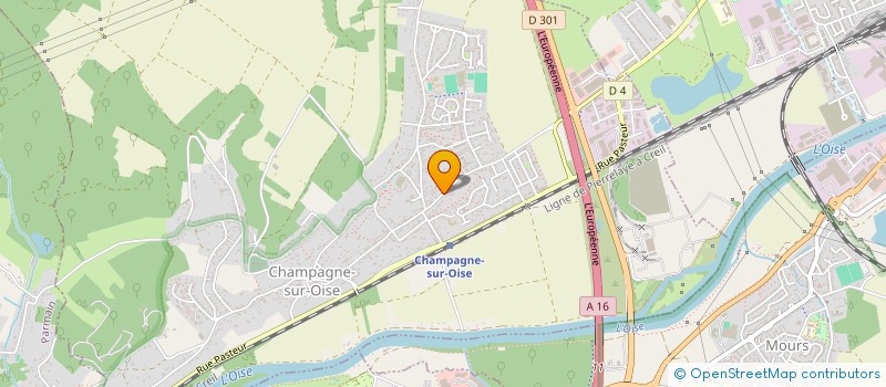 localisation de l'entreprise MONSIEUR SMAILY BURLET  CHAMPAGNE-SUR-OISE