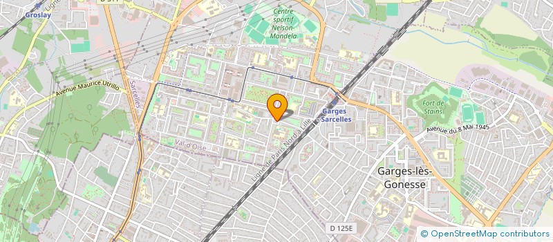 localisation de l'entreprise MONSIEUR SMAIN ABKAR  SARCELLES