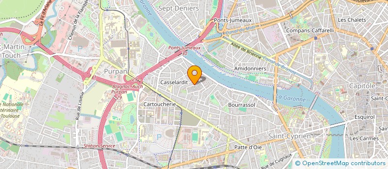 localisation de l'entreprise MONSIEUR SMAIN AOUAMRI à TOULOUSE