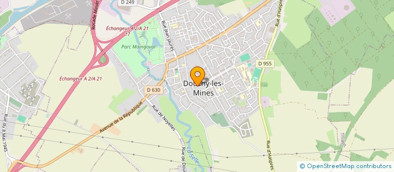localisation de l'entreprise MONSIEUR SMAIN ARRAHMANE à DOUCHY-LES-MINES