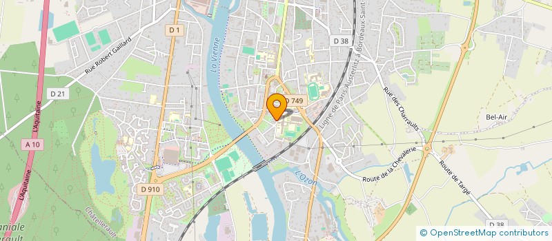 localisation de l'entreprise MONSIEUR SMAIN BEKADDOUR  CHATELLERAULT