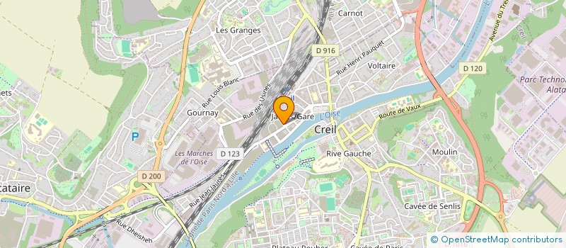 localisation de l'entreprise MONSIEUR SMAIN BENHAMADI  CREIL