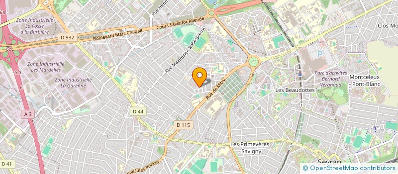 localisation de l'entreprise MONSIEUR SMAIN BENSALAH à AULNAY-SOUS-BOIS