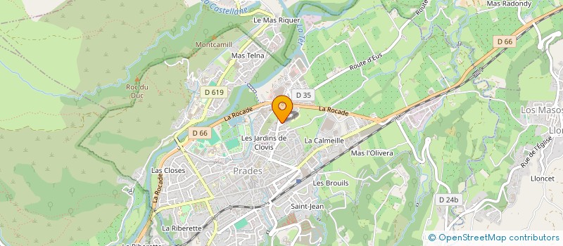 localisation de l'entreprise MONSIEUR SMAIN BENSKLAL  PRADES