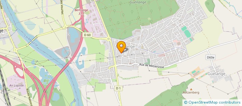 localisation de l'entreprise MONSIEUR SMAIN BENTALIB  CREUTZWALD