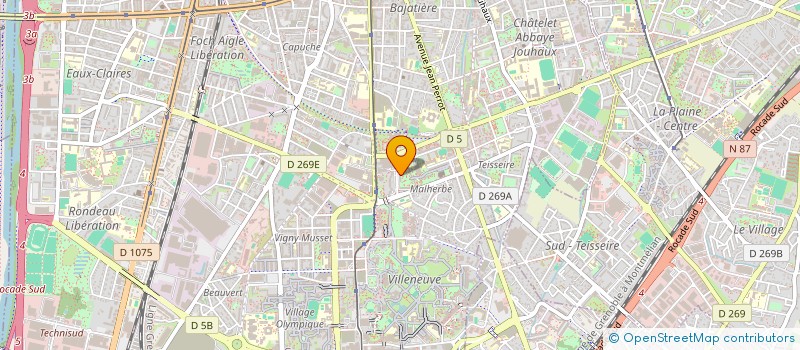 localisation de l'entreprise MONSIEUR SMAIN BENZIANE à GRENOBLE