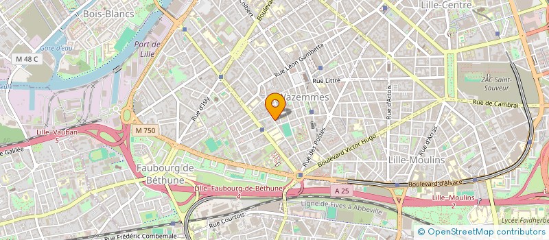localisation de l'entreprise MONSIEUR SMAIN BOUZIANI à LILLE