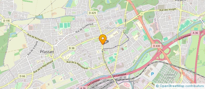 localisation de l'entreprise MONSIEUR SMAIN CHOUIKH  MULHOUSE