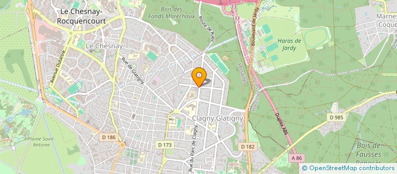 localisation de l'entreprise MONSIEUR SMAIN HANIFI à VERSAILLES