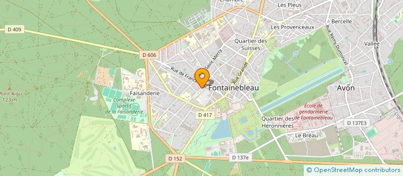 localisation de l'entreprise MONSIEUR SMAIN KADER à FONTAINEBLEAU