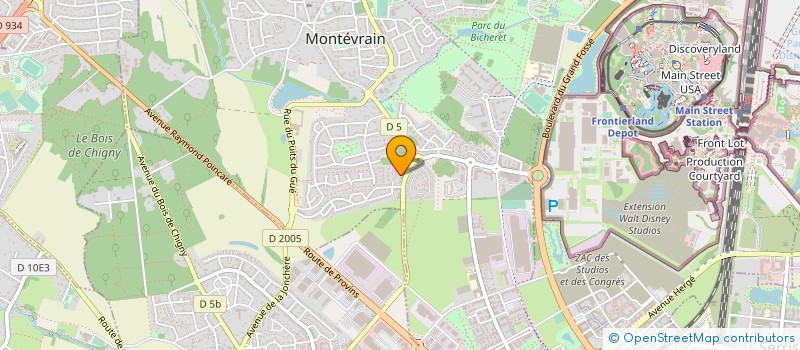 localisation de l'entreprise MONSIEUR SMAIN KISSI  MONTEVRAIN