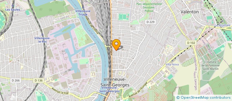 localisation de l'entreprise MONSIEUR SMAIN LABRHAM  VILLENEUVE-SAINT-GEORGES