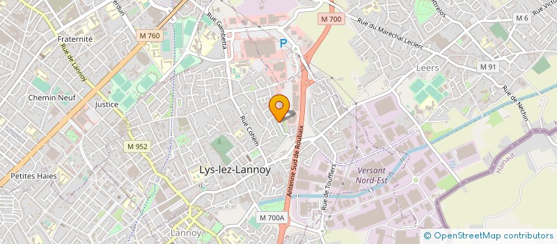 localisation de l'entreprise MONSIEUR SMAIN OUARGLI  LYS-LEZ-LANNOY