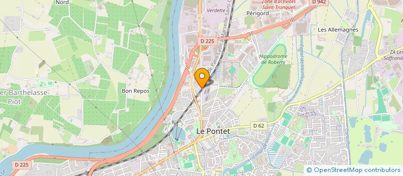 localisation de l'entreprise MONSIEUR SMAIN ZIAMARI  LE PONTET