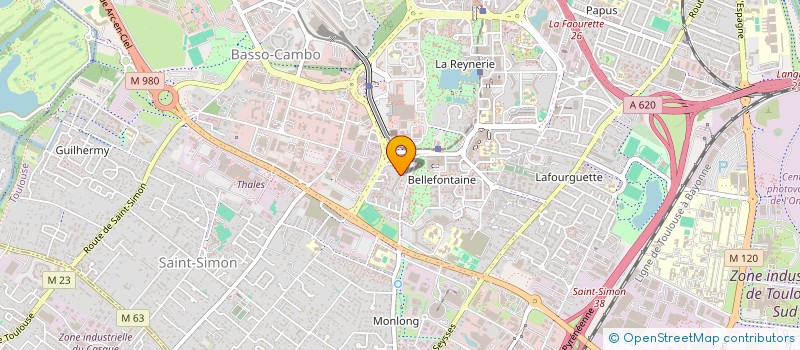 localisation de l'entreprise MONSIEUR SMAINE ABDERRAFII  TOULOUSE