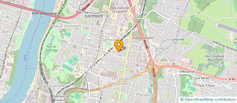 localisation de l'entreprise MONSIEUR SMAINE ADOUANI  LORMONT