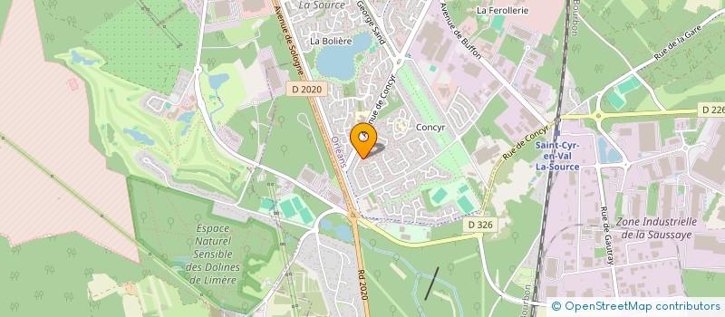 localisation de l'entreprise MONSIEUR SMAJO BERISA  ORLEANS