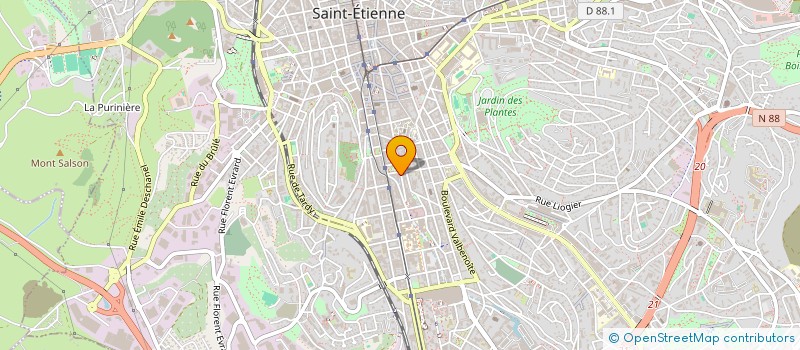 localisation de l'entreprise MONSIEUR SMARINE BENHADDOUCHE  SAINT-ETIENNE