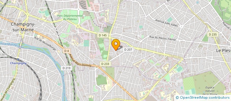 localisation de l'entreprise MONSIEUR SMART BENSON à CHAMPIGNY-SUR-MARNE