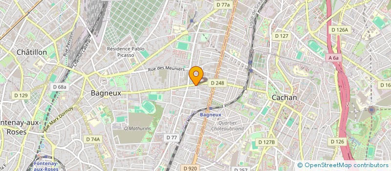 localisation de l'entreprise MONSIEUR SMILI ADAM à BAGNEUX