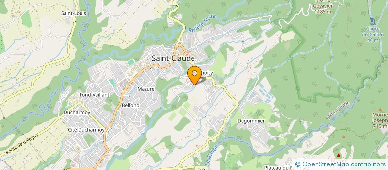 localisation de l'entreprise MONSIEUR SMYTHIS D'ALEXIS à SAINT-CLAUDE