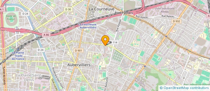 localisation de l'entreprise MONSIEUR SNC EPOPI BONYELE à AUBERVILLIERS
