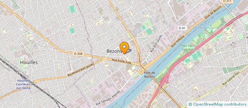 localisation de l'entreprise MONSIEUR SNC KASOKOTA NGALULA à BEZONS