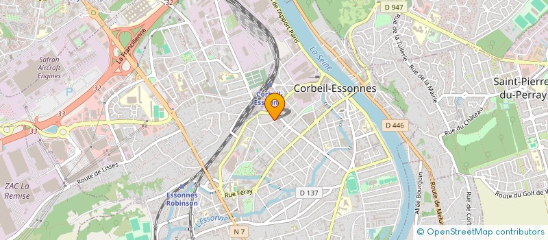 localisation de l'entreprise MONSIEUR SNC KOJELE MAKANI ALAIN à CORBEIL-ESSONNES