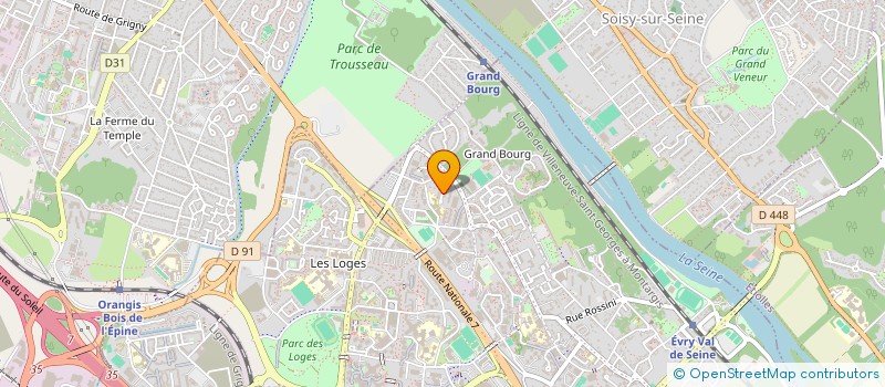 localisation de l'entreprise MONSIEUR SNC LUKOMBA SAMBA  EVRY-COURCOURONNES