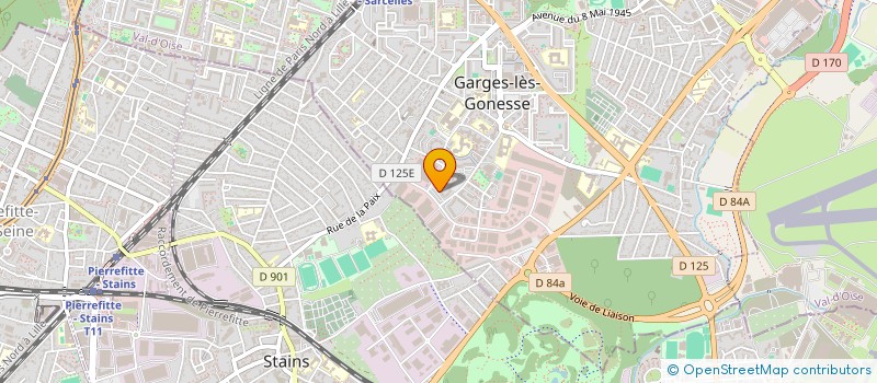 localisation de l'entreprise MONSIEUR SNC LUKWAMUSU MAMBWENI  GARGES-LES-GONESSE